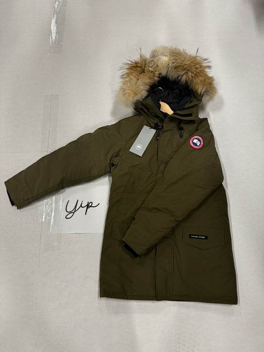 Men's Canada Goose	Langford Parka with Fur      	Military Green	2062M