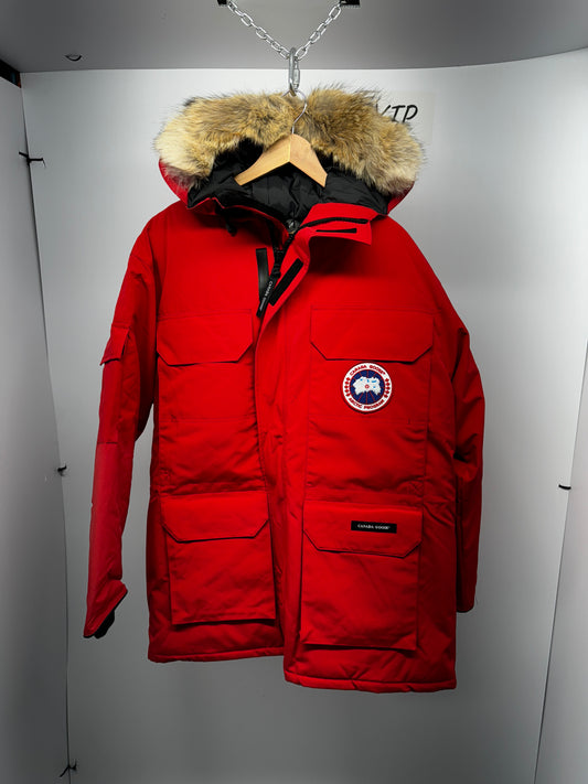 Men's Canada Goose	Expedition Parka with Fur	Red	4660M