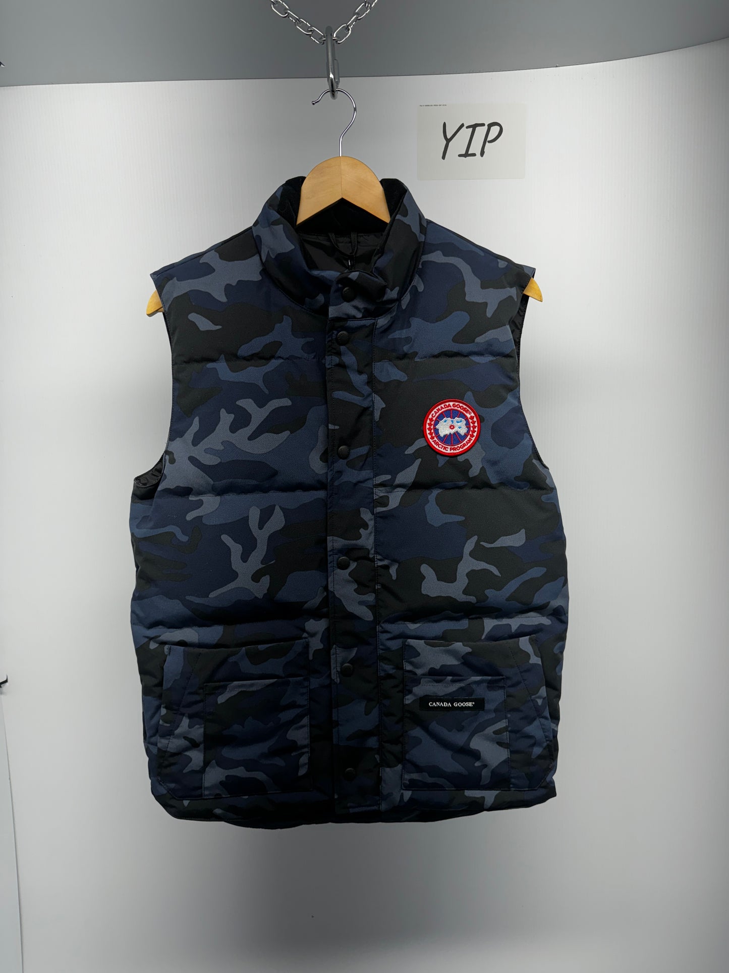 Men's Canada Goose	Freestyle Crew Vest	Classic Camo Navy	4154MP