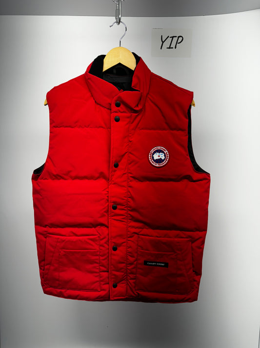 Men's Canada Goose	Freestyle Crew Vest	Red	4154M